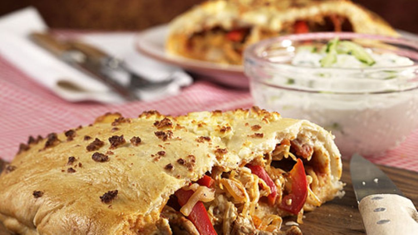 Gyros-Calzone Rezept