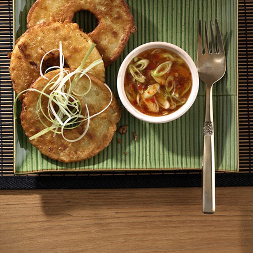 Ananas mit Salsa