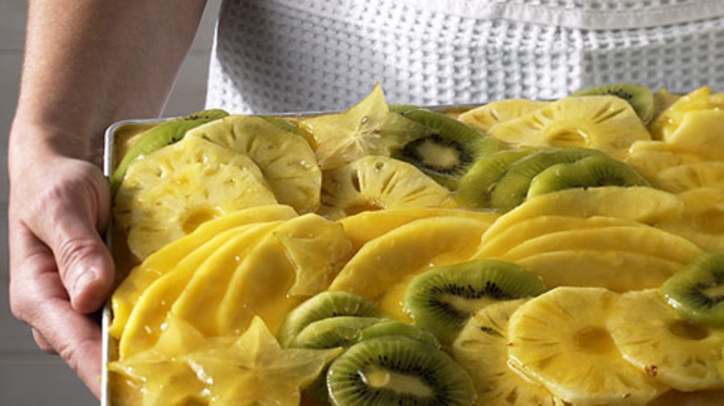 Obstkuchen vom Blech Rezept