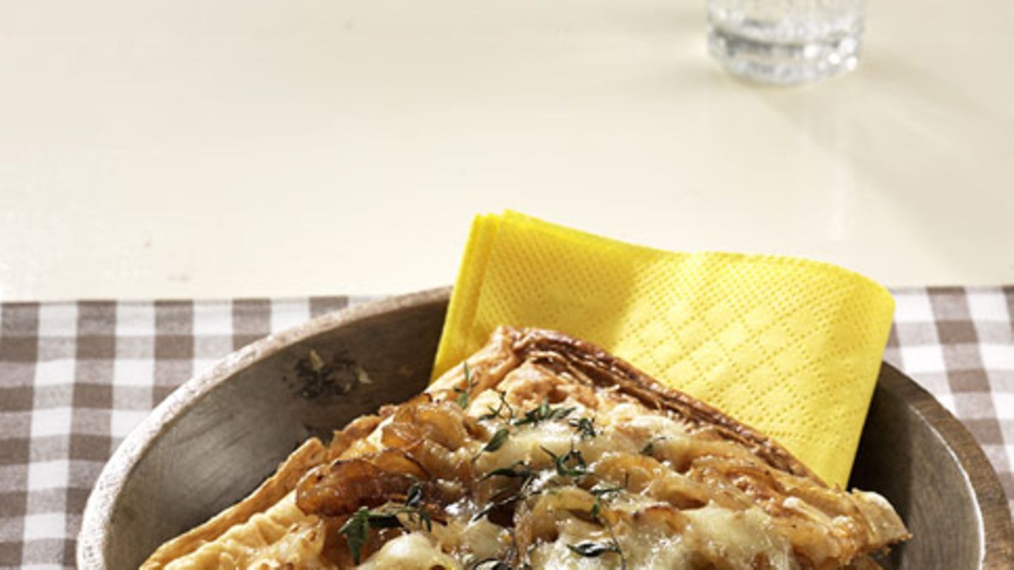 Käse-Zwiebel-Tarte Rezept