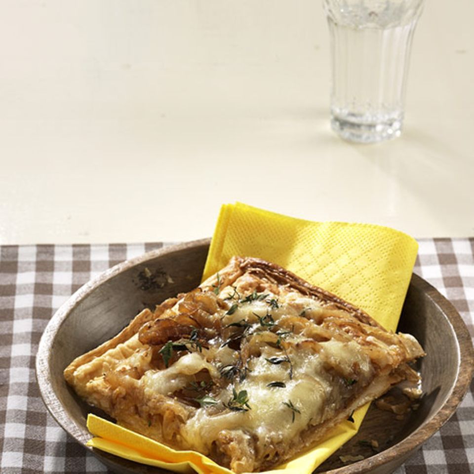 Käse-Zwiebel-Tarte