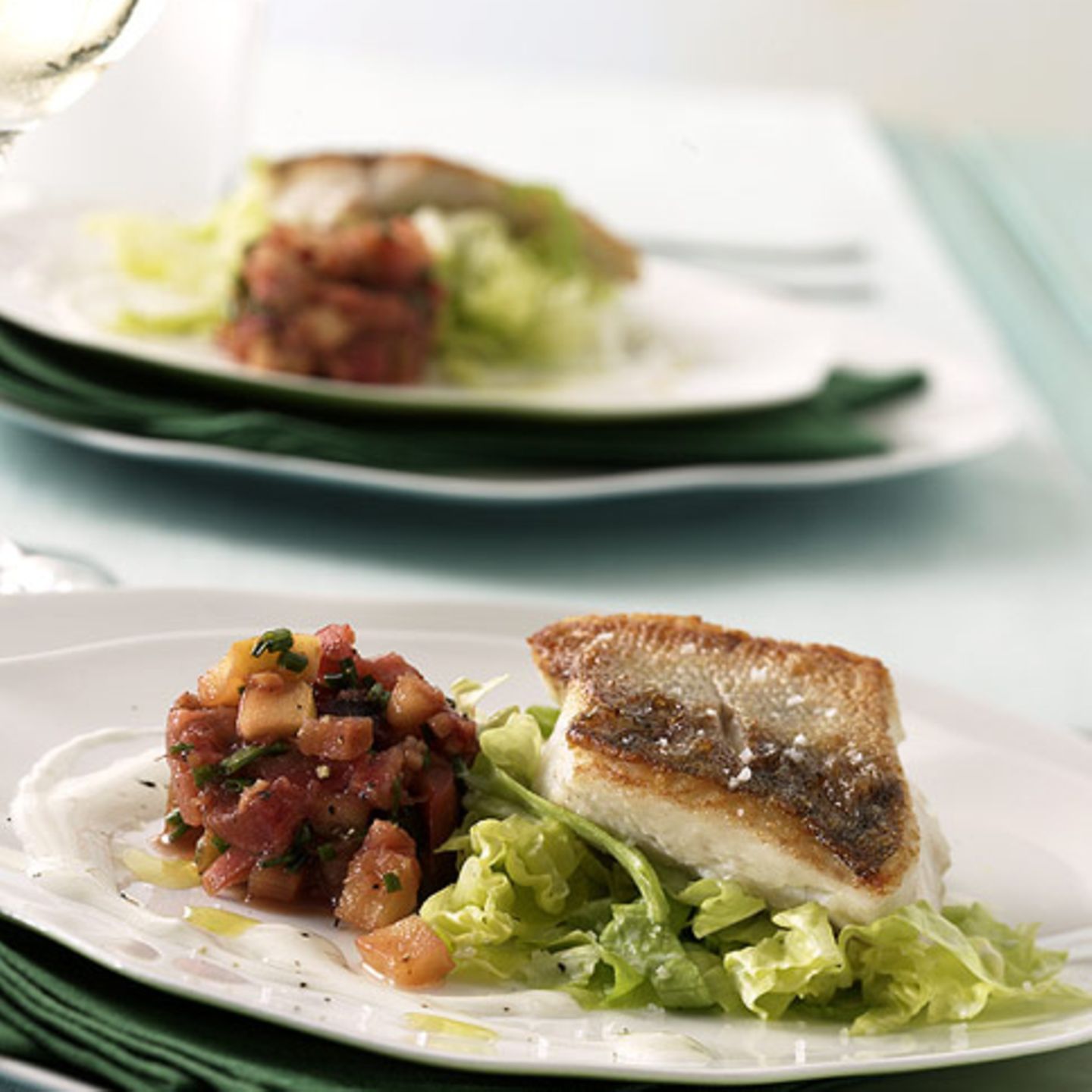 Fisch im Salat