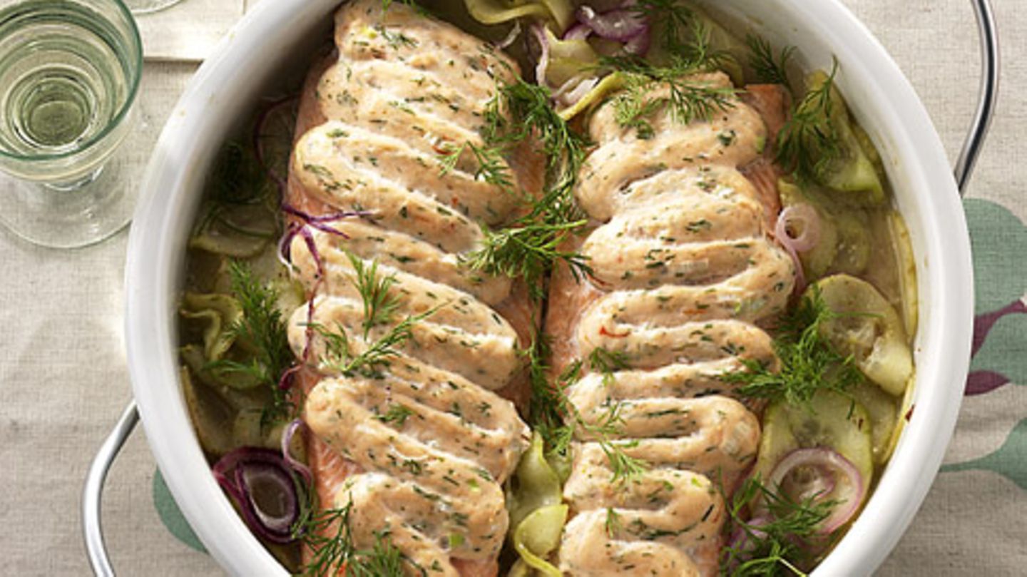 Fisch mit Haube Rezept