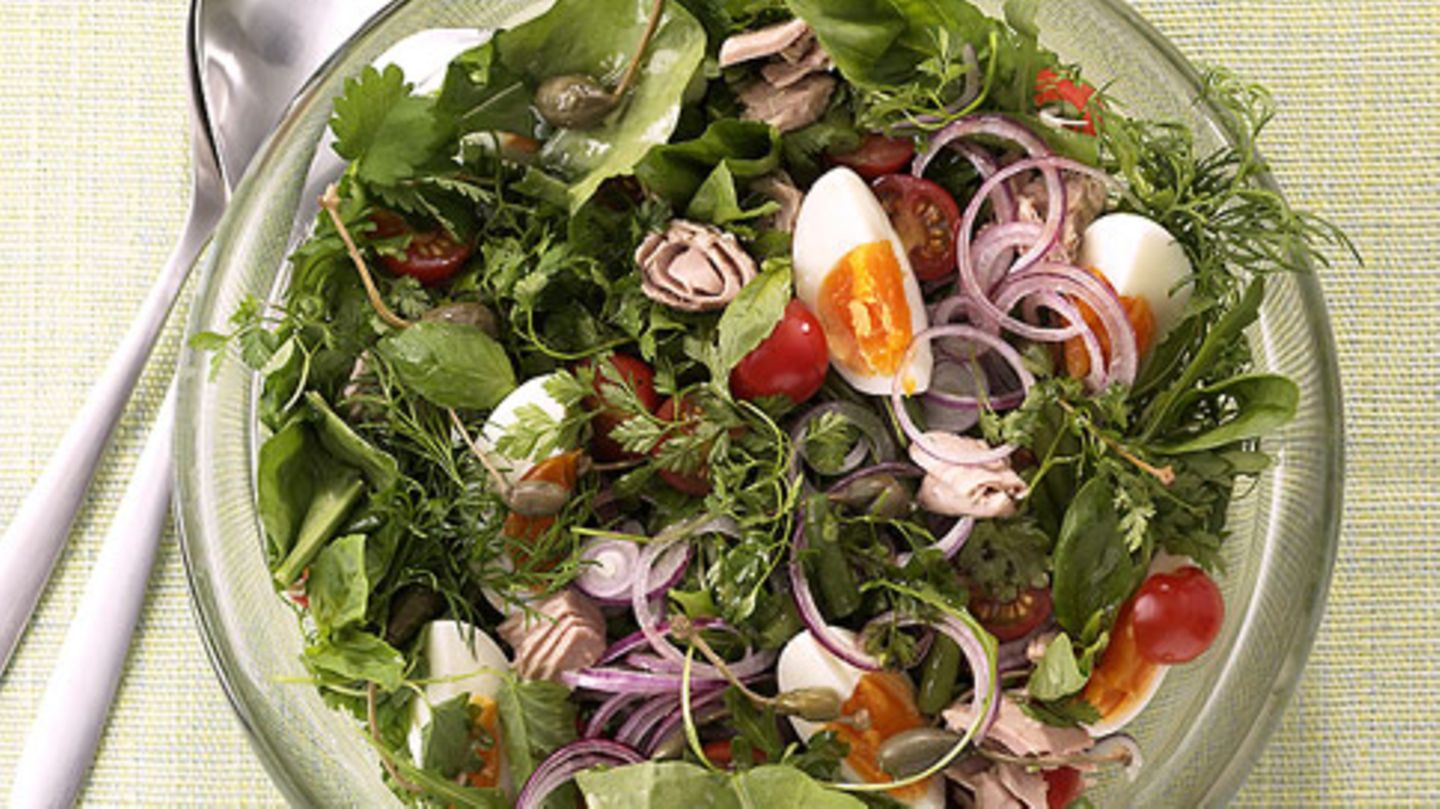 Kräutersalat Nizza Rezept