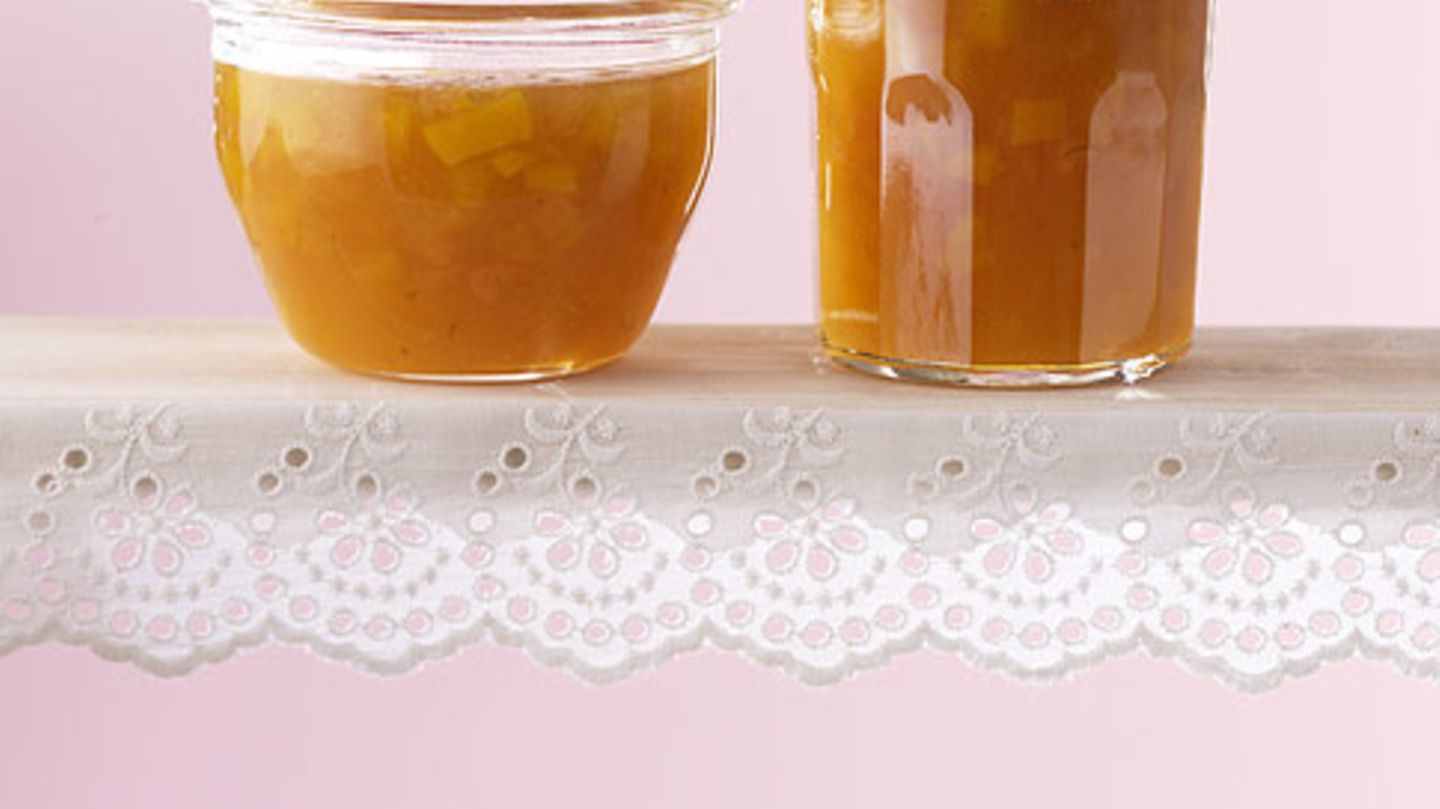 Bellini-Konfitüre Rezept