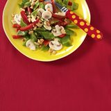 Paprika-Zuckerschoten-Salat