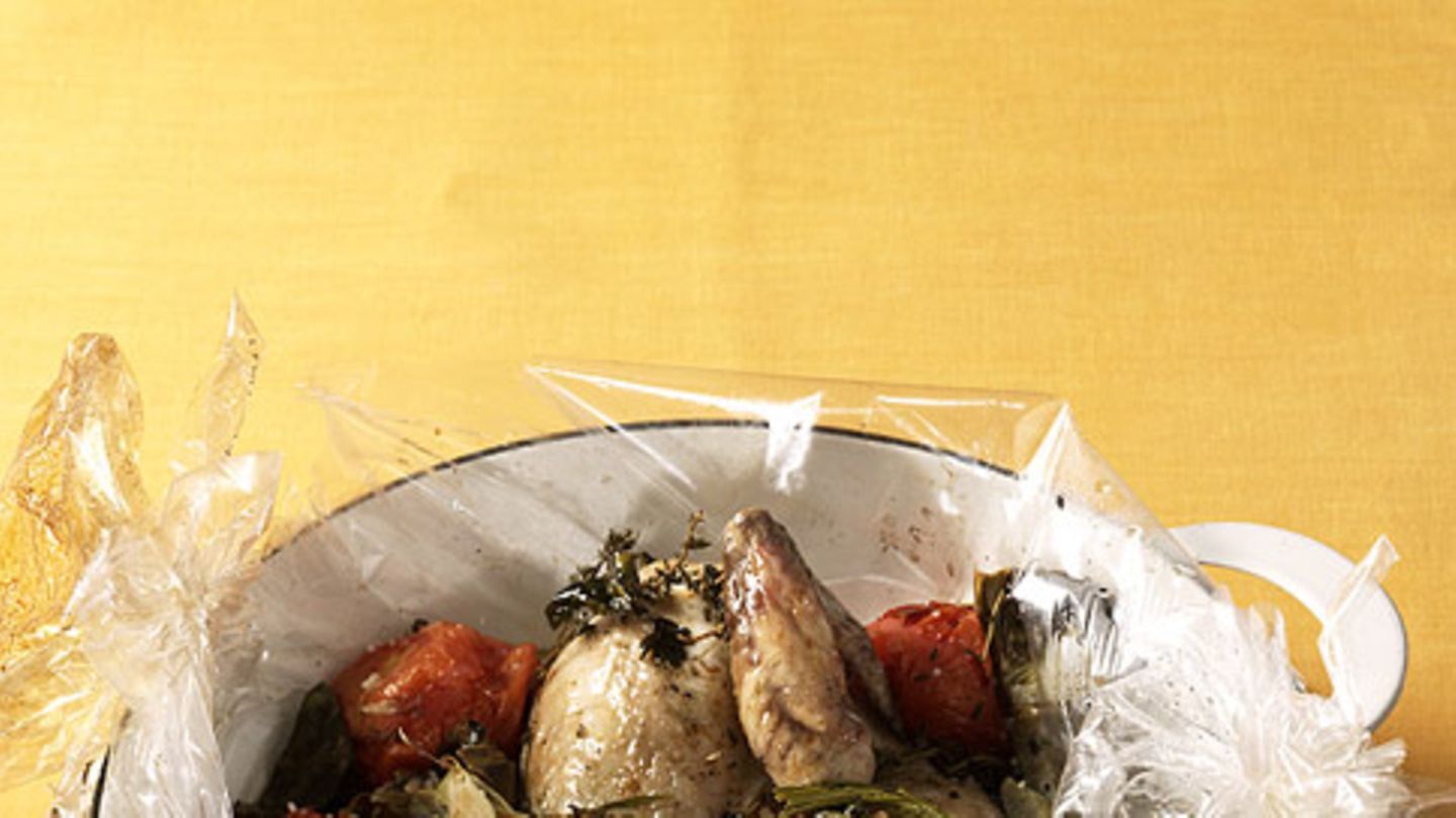 Huhn im Schlauch Rezept