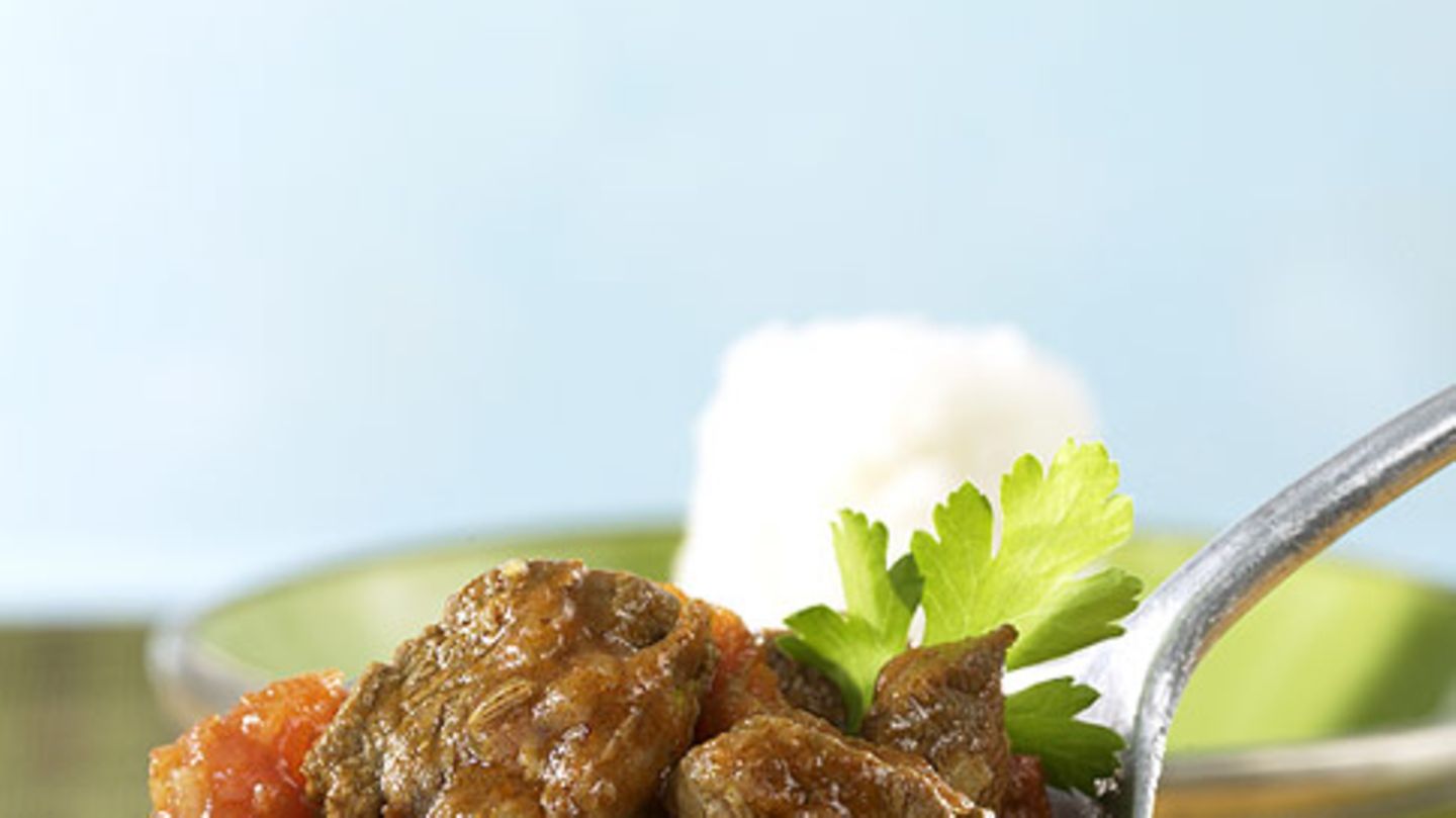 Tomatencurry mit Rindfleisch Rezept
