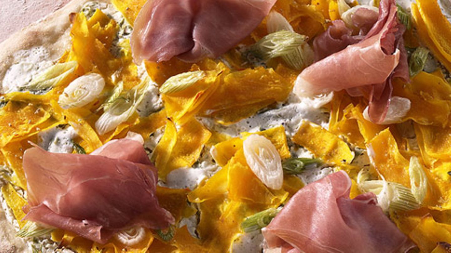 Kürbis-Flammkuchen Rezept