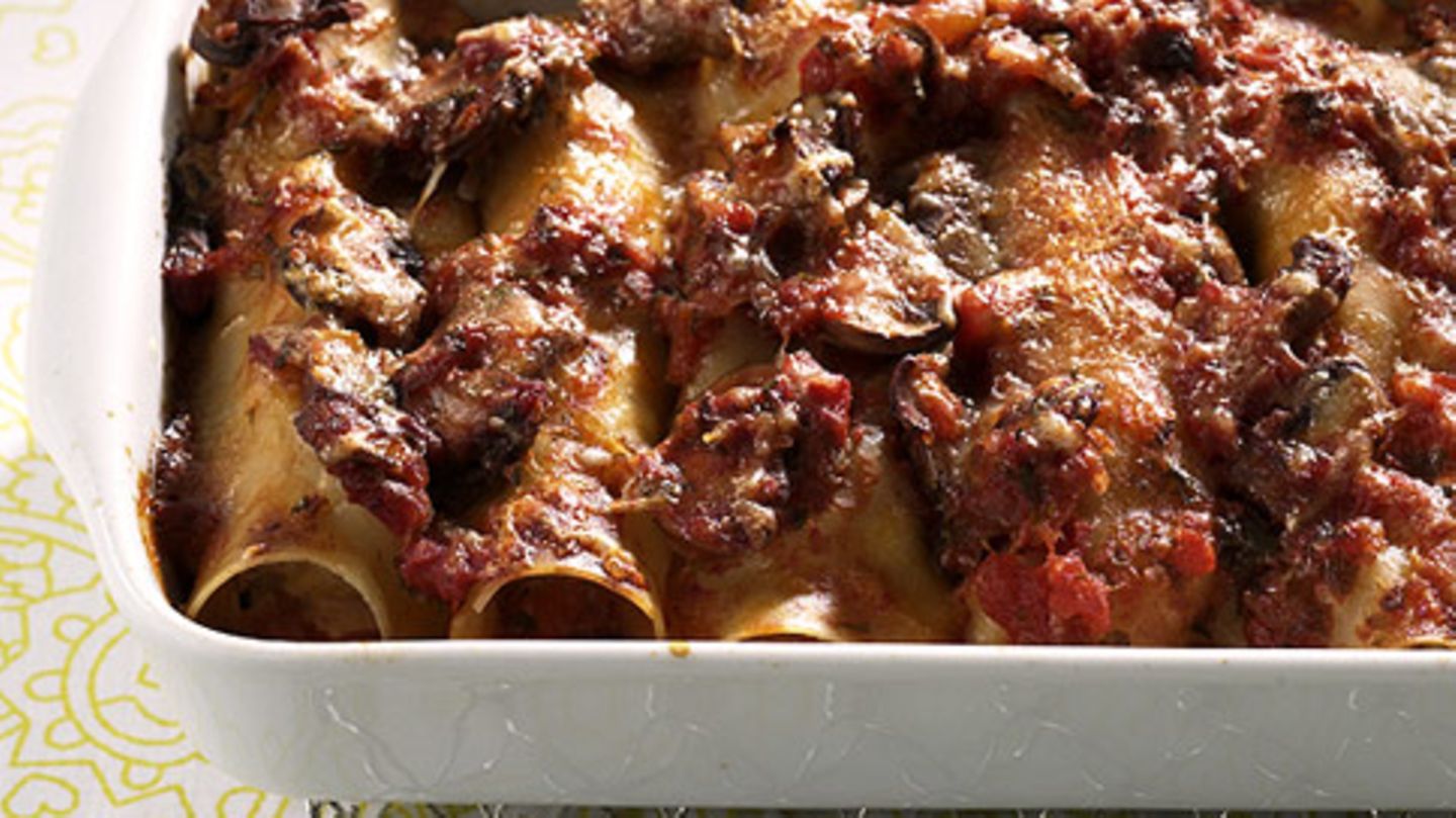 Cannelloni ai funghi Rezept