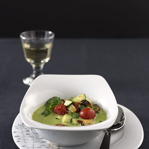 Muschelsuppe mit Pesto