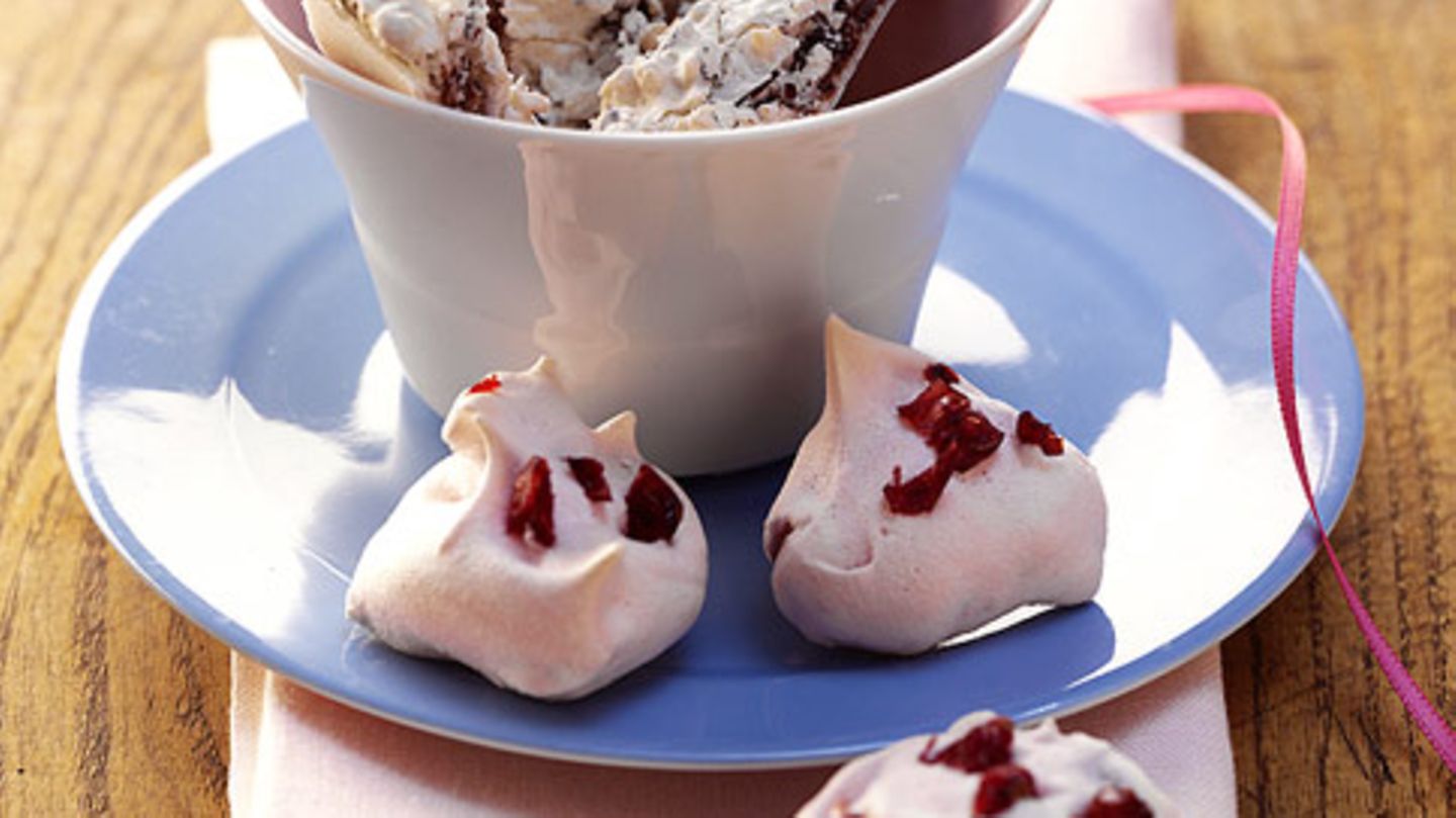 Cranberry-Makronen Rezept
