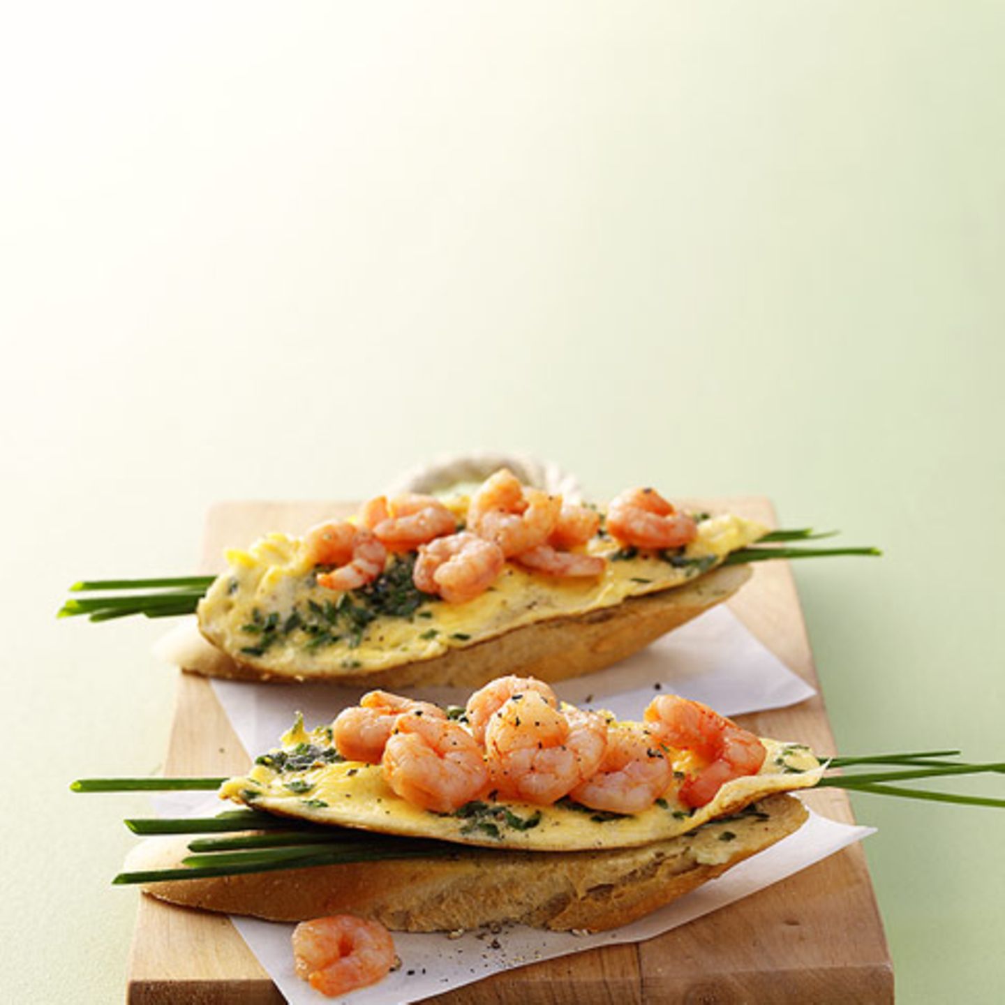 Baguette mit Ei