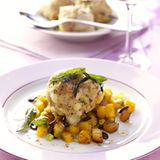 Käseknödel mit Kürbis