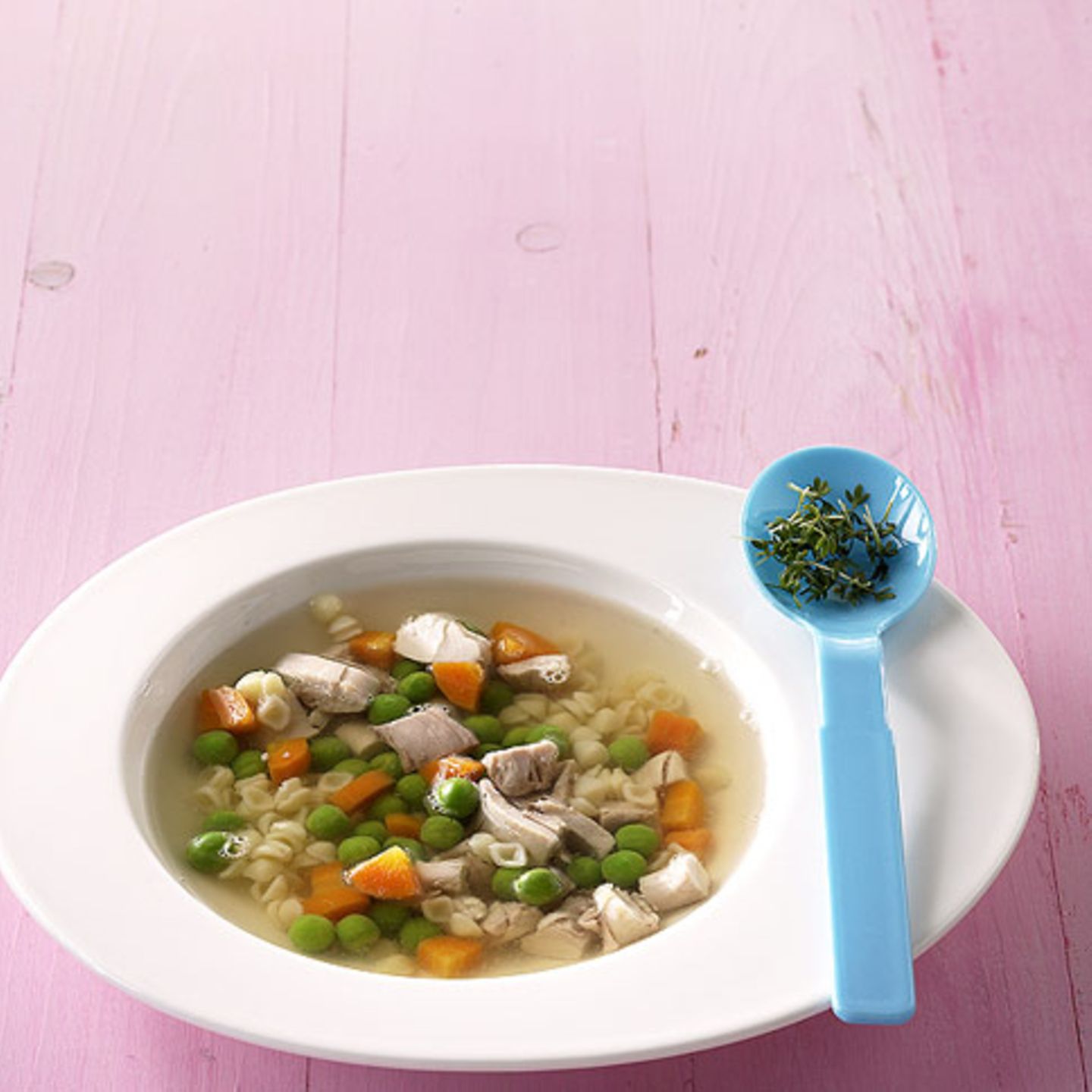 Nudelsuppe für die Kleinen