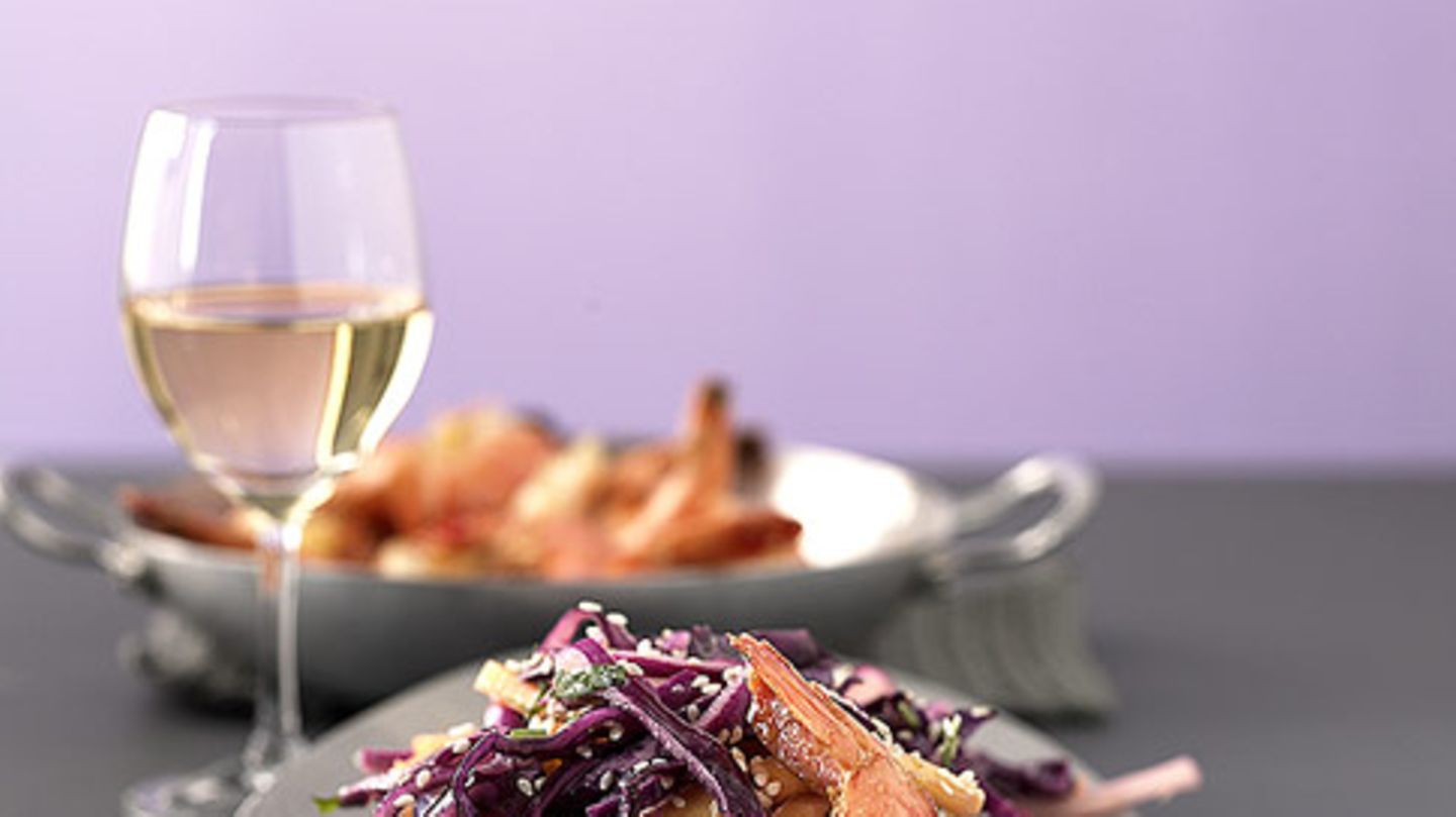 Asiatischer Rotkohlsalat Rezept