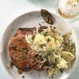 Ananas-Sekt-Sauerkraut