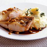 Zanderfilet mit Kartoffel-Selleriepüree