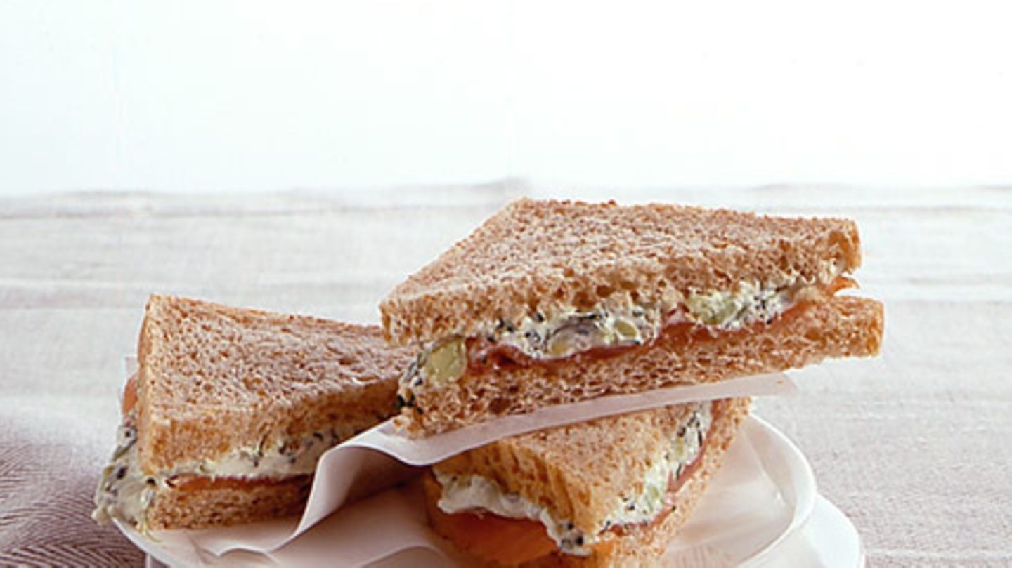 Avocado-Lachs-Sandwiches Rezept
