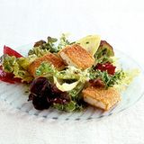 Curry-Tofu mit Wintersalat