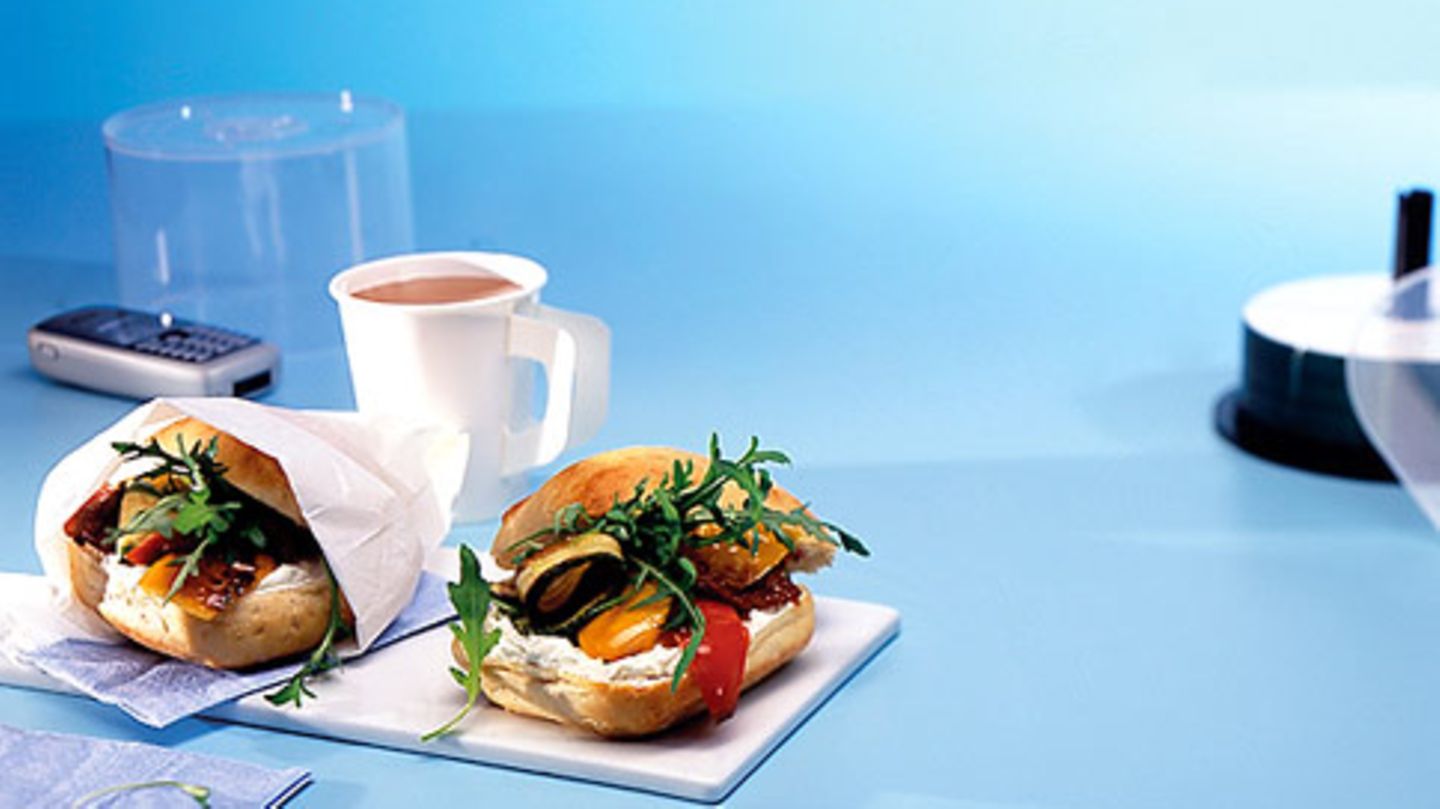 Ciabatta mit Antipasti Rezept