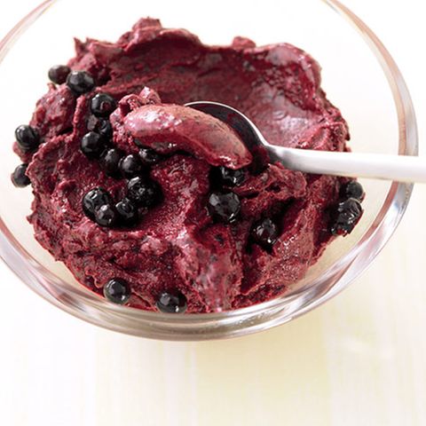 Heidelbeer-Sorbet