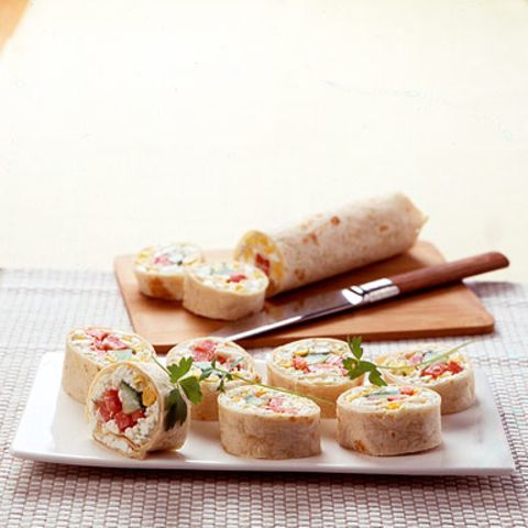 Hüttenkäse-Wraps