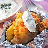 Ofenkartoffel mit Coleslaw