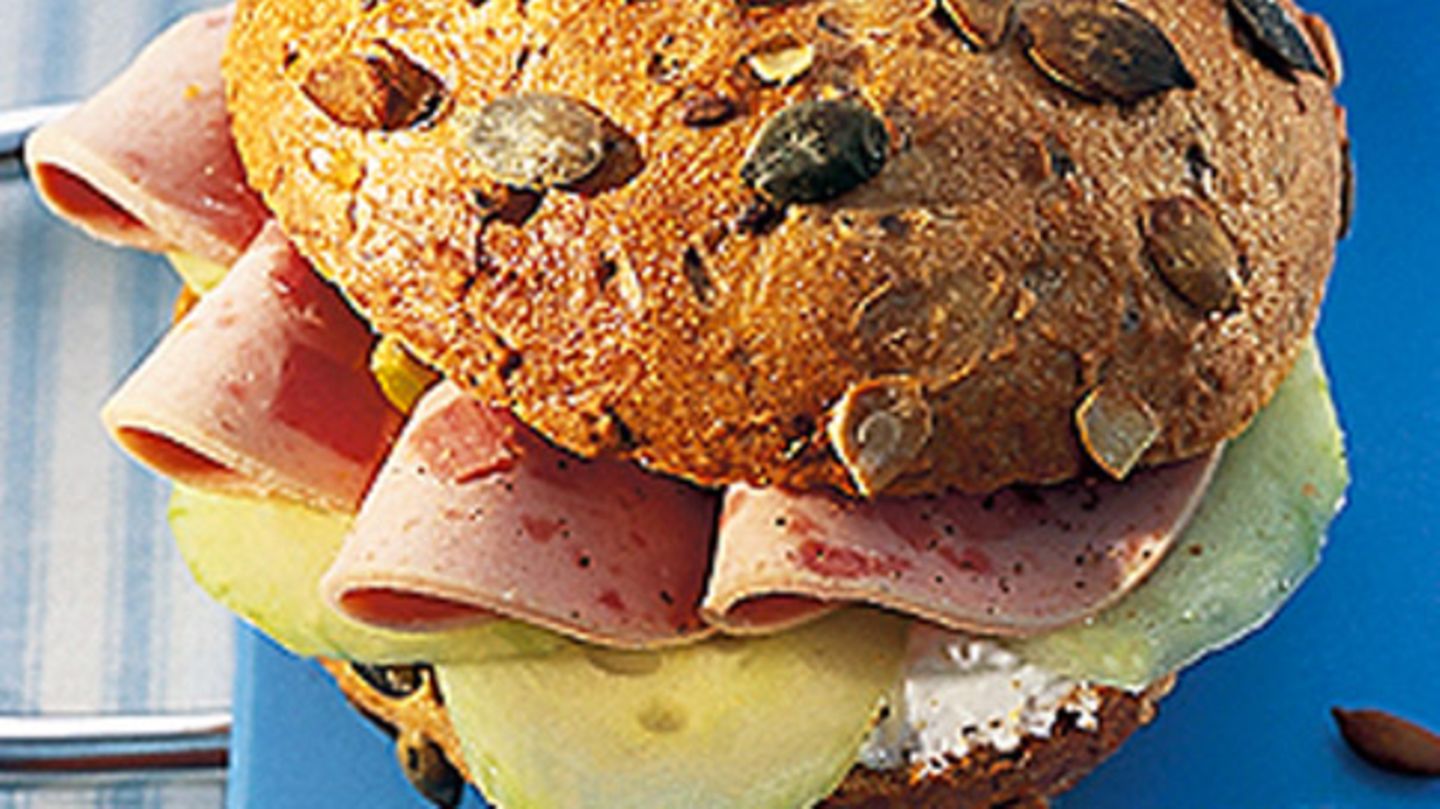 Mortadella-Kürbis-Brötchen Rezept