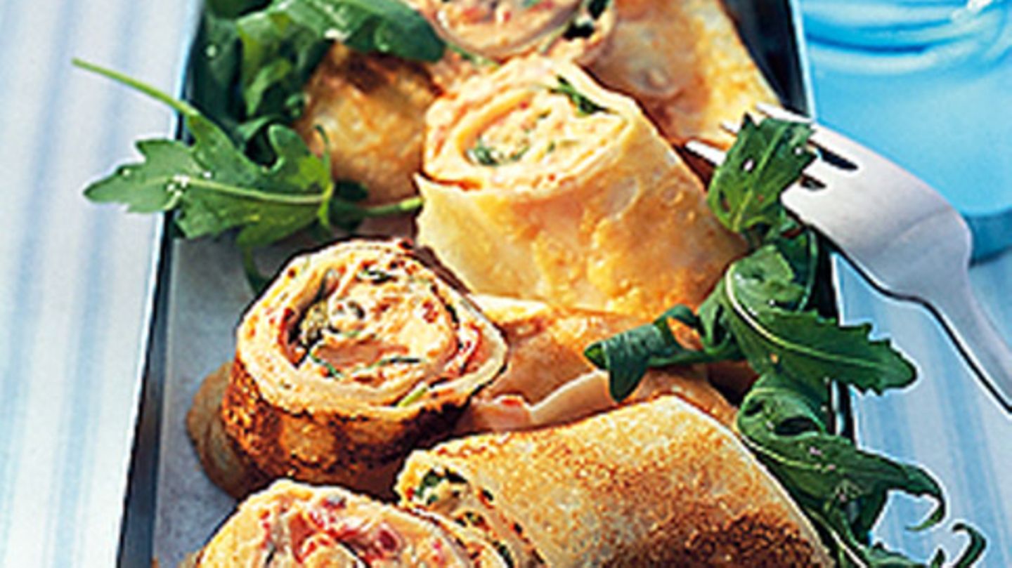 Crêpes mit Ajvarquark Rezept