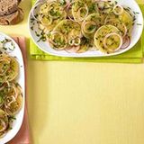 Harzer mit Schnittlauchmarinade