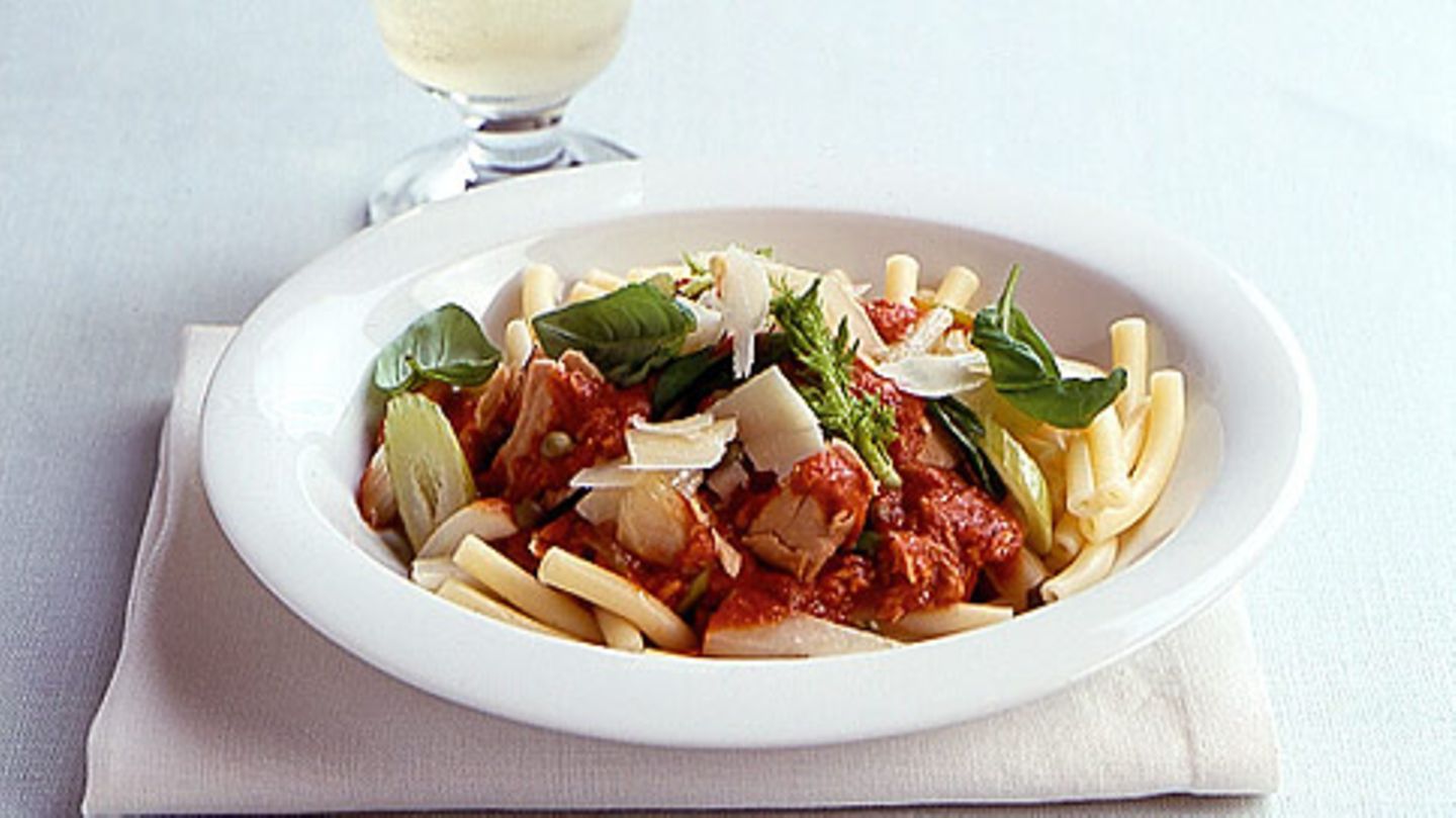 Makkaroni mit Thunfischsauce Rezept