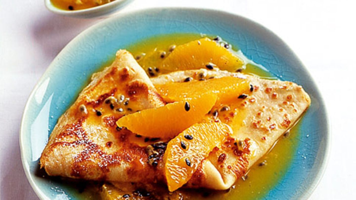 Maracuja-Crêpes Rezept