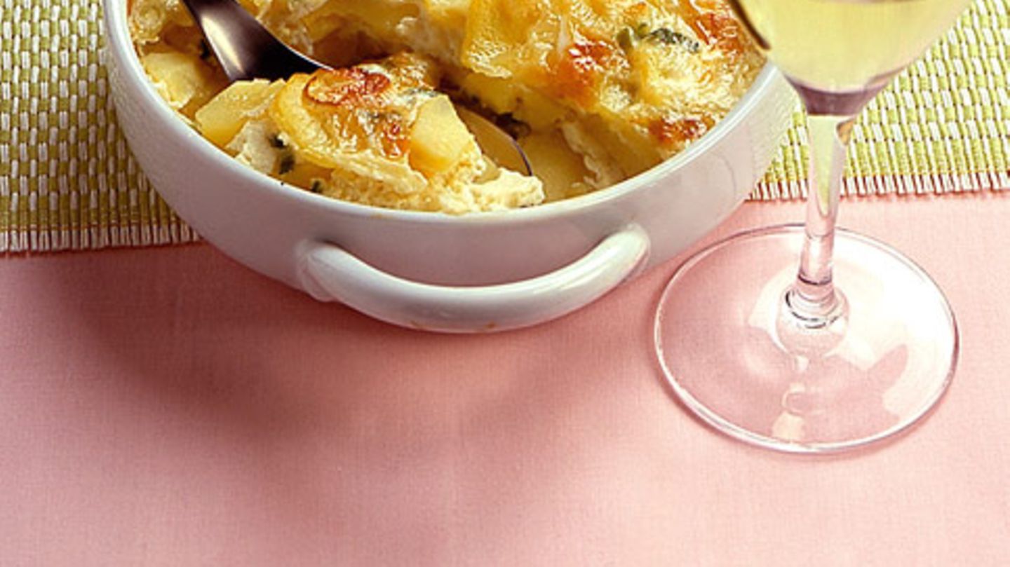 Leichtes Kartoffelgratin Rezept