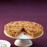 Rhabarberkuchen mit Muskatstreuseln