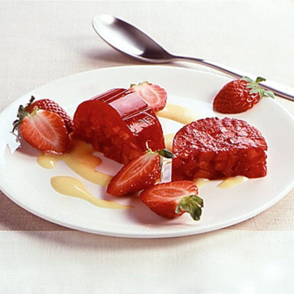 Erdbeer-Campari-Sülze