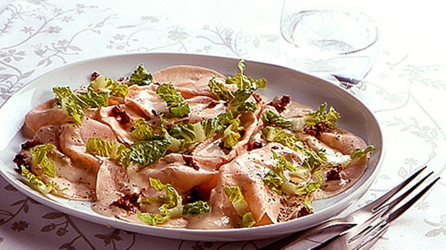 "Vitello tonnato" mit Pute Rezept