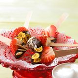 Knusprige Schoko-Erdbeeren