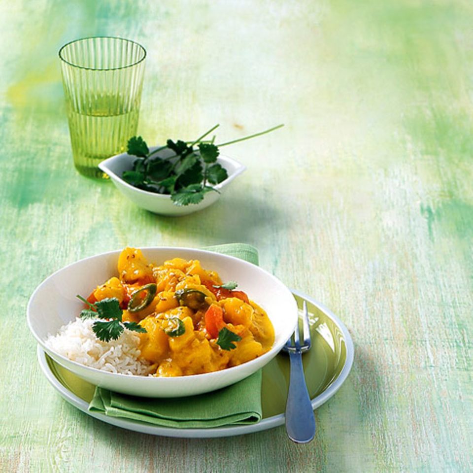 Kartoffelcurry mit Joghurt Rezept - [ESSEN UND TRINKEN]