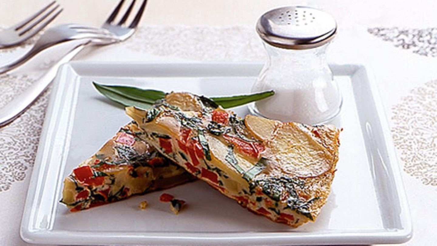 Kartoffel-Bärlauchtortilla Rezept