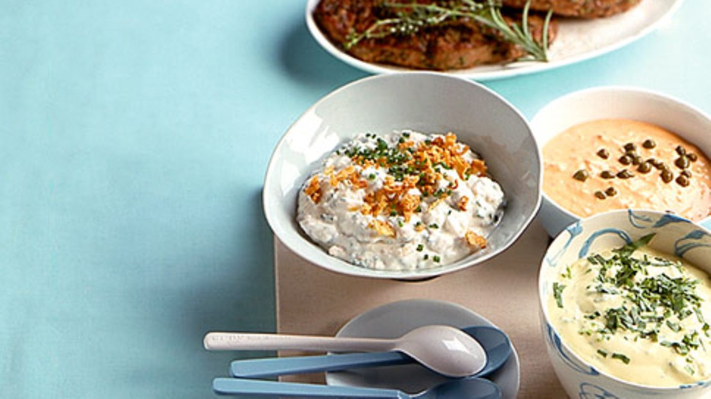 Drei leichte Quark-Dips Rezept