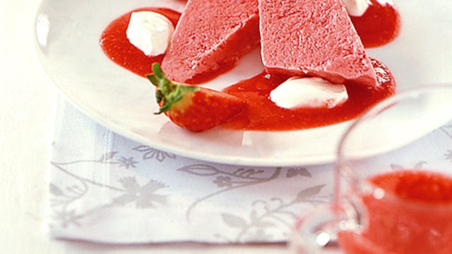 Erdbeereis Rezept