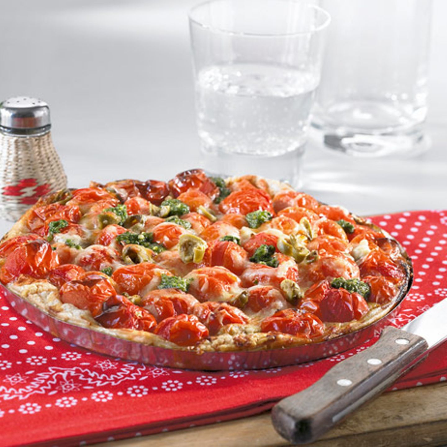 Tomaten-Oliven-Tarte