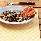 Gegrillte Pilze