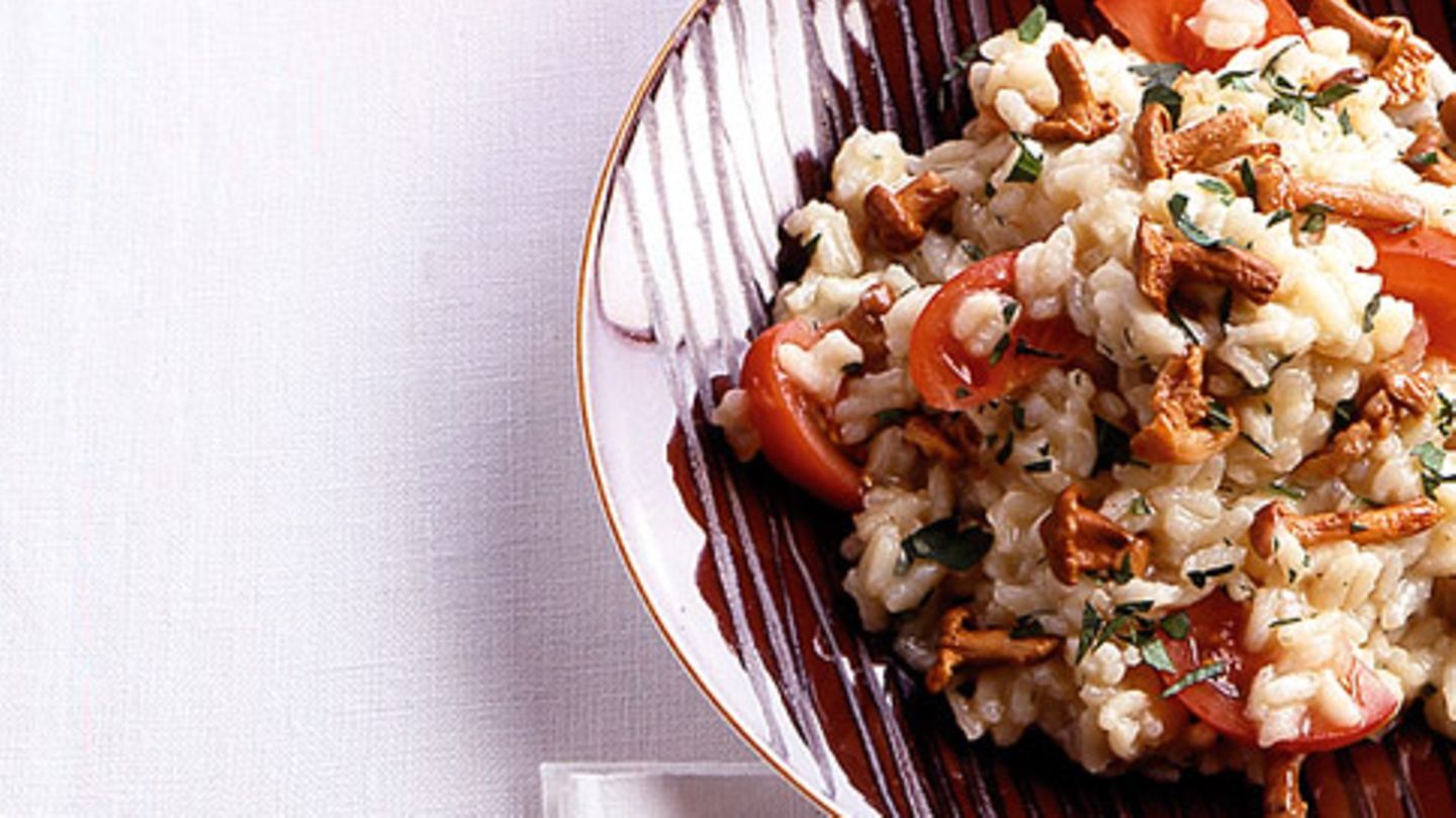 Risotto mit Pfifferlingen Rezept - [ESSEN UND TRINKEN]