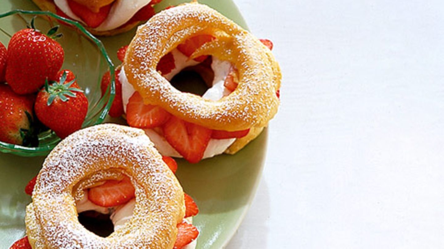 Erdbeer-Bagels Rezept