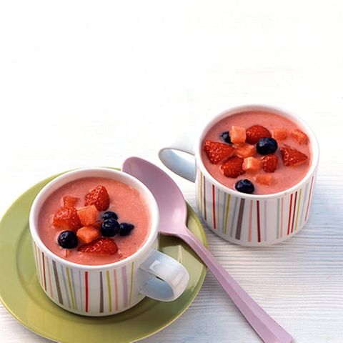 Melonen-Erdbeer-Gazpacho