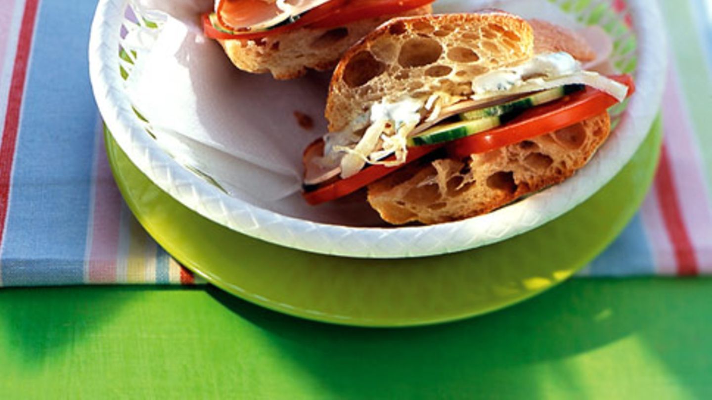 Krautsalat-Baguette Rezept