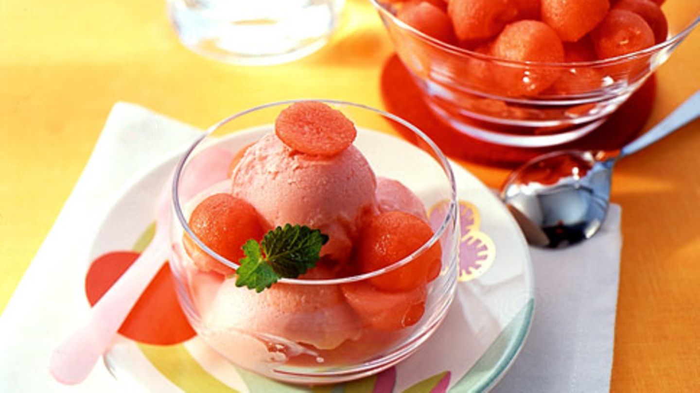 Melonen Joghurteis Rezept Essen Und Trinken