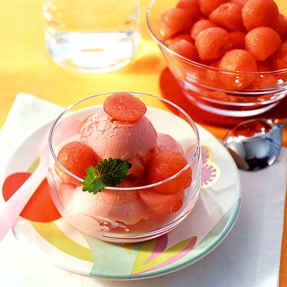 Melonen-Joghurteis